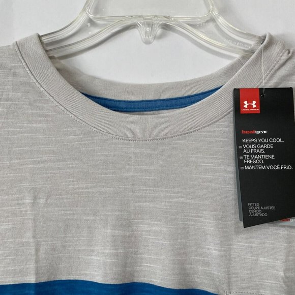 Under Armour Mens Tee Shirt, 2X Mens Casual T-Shirt with Short Sleeves - Picture 3 of 5